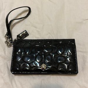 Barely used Black coach wallet